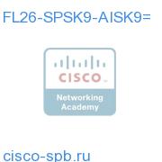 Cisco 2600 Ser SP Services to Adv IP Services Upgrade FL26-SPSK9-AISK9= FL26-SPSK9-AISK9=