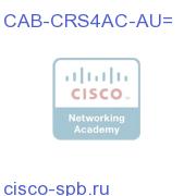 CRS-1 4 Slot AC Power Cord (Australia) CAB-CRS4AC-AU= CAB-CRS4AC-AU=