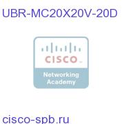 UBR10K High-Perf D3.0 Card w/upx, 20US and 20DS License UBR-MC20X20V-20D UBR-MC20X20V-20D