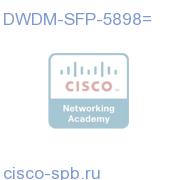DWDM SFP 1558.98 nm SFP (100 GHz ITU grid) DWDM-SFP-5898= DWDM-SFP-5898=
