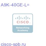 40-Port GE Low Queue Line Card, Requires SFPs A9K-40GE-L= A9K-40GE-L=