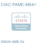 Cisco PAM 64 Module License CIAC-PAME-M64= CIAC-PAME-M64=