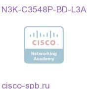 Nexus 3548+L3+Algo, Rev Airflow (port side intake), DC N3K-C3548P-BD-L3A N3K-C3548P-BD-L3A