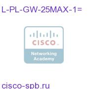 ProtectLink Gateway: Unlimited Web + 25 Max Email Seats,1YR L-PL-GW-25MAX-1= L-PL-GW-25MAX-1=