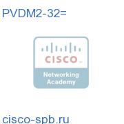 32-Channel Packet Voice/Fax DSP Module PVDM2-32= PVDM2-32=