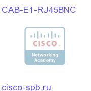E1 Cable RJ45 to Dual BNC (Unbalanced) CAB-E1-RJ45BNC CAB-E1-RJ45BNC