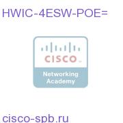 4-Port Ethernet Switch HWIC with Power Over Ethernet HWIC-4ESW-POE= HWIC-4ESW-POE=