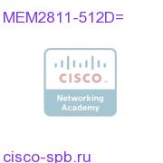 512MB DIMM DDR DRAM for the Cisco 2811 MEM2811-512D= MEM2811-512D=