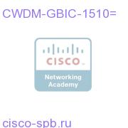 1000BASE-CWDM 1510 nm GBIC (single mode only) CWDM-GBIC-1510= CWDM-GBIC-1510=