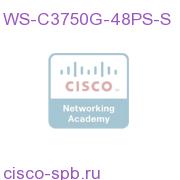 Catalyst 3750 48 10/100/1000T PoE + 4 SFP + IPB Image WS-C3750G-48PS-S WS-C3750G-48PS-S