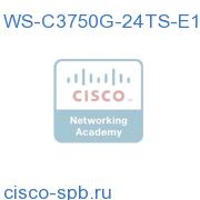 Catalyst 3750 24 10/100/1000 + 4 SFP + IPS Image; 1RU WS-C3750G-24TS-E1U WS-C3750G-24TS-E1U