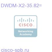 DWDM X2 1535.82 nm X2 (100 GHz ITU grid) DWDM-X2-35.82= DWDM-X2-35.82=