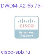 DWDM X2 1555.75 nm X2 (100 GHz ITU grid) DWDM-X2-55.75= DWDM-X2-55.75=