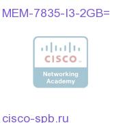 Spare 2GB DIMM for MCS-7835-I3 MEM-7835-I3-2GB= MEM-7835-I3-2GB=