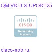 UPGrade 25 QM Ports to 25 IVR Ports QMIVR-3.X-UPORT25 QMIVR-3.X-UPORT25