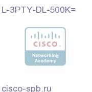 Unified CM 3rd Party DLU for eLD - 500,000 units L-3PTY-DL-500K= L-3PTY-DL-500K=
