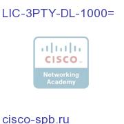 CallManager 3rd Party Device License - 1,000 units LIC-3PTY-DL-1000= LIC-3PTY-DL-1000=