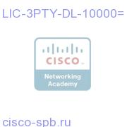 CallManager 3rd Party Device License - 10,000 units LIC-3PTY-DL-10000= LIC-3PTY-DL-10000=