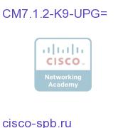 SW Upgrade CM 6.0/6.1 to 7.12 for UCSS CM7.1.2-K9-UPG= CM7.1.2-K9-UPG=