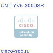 ^Unity VM, 300 users (w/ 16 sessions) UNITYV5-300USR= UNITYV5-300USR=