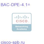 BAC DPE license BAC-DPE-4.1= BAC-DPE-4.1=