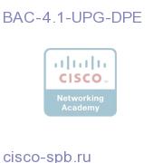 BAC DPE License BAC-4.1-UPG-DPE BAC-4.1-UPG-DPE