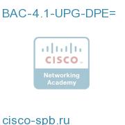 BAC DPE License BAC-4.1-UPG-DPE= BAC-4.1-UPG-DPE=