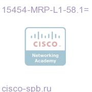 Multi-Rate Txp 100M-2.5G 100G 4ch 1558.17-1560.61 Protected 15454-MRP-L1-58.1= 15454-MRP-L1-58.1=