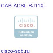 ADSL Cable RJ11 to RJ11, Cross-over CAB-ADSL-RJ11X= CAB-ADSL-RJ11X=