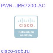 uBR7200 AC Power Supply, Option PWR-UBR7200-AC PWR-UBR7200-AC