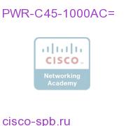 Catalyst 4500 1000W AC Power Supply (Data Only) Spare PWR-C45-1000AC= PWR-C45-1000AC=