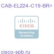 EL224 to IEC-C19 14ft Brazil CAB-EL224-C19-BR= CAB-EL224-C19-BR=