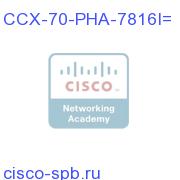 CCX 7.0 PRE HA on 7816I Server SW, 2 OS, 2 MSSQL2K CCX-70-PHA-7816I= CCX-70-PHA-7816I=