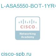ASA 5550 Botnet Traffic Filter License for 1 Year L-ASA5550-BOT-1YR= L-ASA5550-BOT-1YR=
