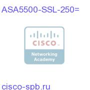 ASA 5500 SSL VPN 250 Premium User License ASA5500-SSL-250= ASA5500-SSL-250=