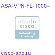 ASA 5500 SSL VPN 1000 Premium Users - 2 mt - Burst License ASA-VPN-FL-1000= ASA-VPN-FL-1000=