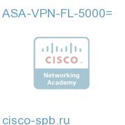 ASA 5500 SSL VPN 5000 Premium Users - 2 mt - Burst License ASA-VPN-FL-5000= ASA-VPN-FL-5000=