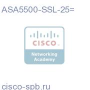 ASA 5500 SSL VPN 25 Premium User License ASA5500-SSL-25= ASA5500-SSL-25=