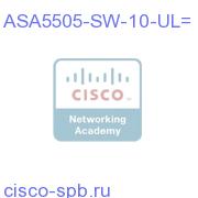 ASA 5505 10-to-Unlimited User upgrade software license ASA5505-SW-10-UL= ASA5505-SW-10-UL=