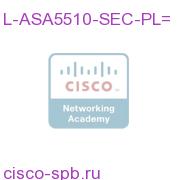 ASA 5510 Security Plus License w/ HA, GE, more VLANs + conns L-ASA5510-SEC-PL= L-ASA5510-SEC-PL=