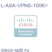 Premium Shared VPN Server License - 100K users L-ASA-VPNS-100K= L-ASA-VPNS-100K=