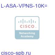 Premium Shared VPN Server License - 10K users L-ASA-VPNS-10K= L-ASA-VPNS-10K=