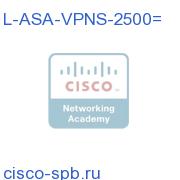 Premium Shared VPN Server License - 2500 users L-ASA-VPNS-2500= L-ASA-VPNS-2500=