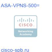 Premium Shared VPN Server License - 500 users ASA-VPNS-500= ASA-VPNS-500=