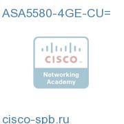 ASA 5580 4-Port 10/100/1000 Interface Card, RJ-45 ASA5580-4GE-CU= ASA5580-4GE-CU=