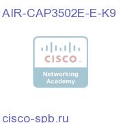 802.11a/g/n Ctrlr-based AP w/CleanAir; Ext Ant; E Reg Domain AIR-CAP3502E-E-K9 AIR-CAP3502E-E-K9