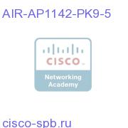 802.11a/g/n Fixed IOS AP; Int Ant; P Reg Domain, Qty. 5 Aps AIR-AP1142-PK9-5 AIR-AP1142-PK9-5