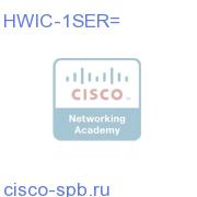 1-port serial WAN (Cisco 1861 only) HWIC-1SER= HWIC-1SER=