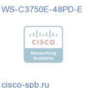 Catalyst 3750E 48 10/100/1000 PoE+2*10GE(X2),750W,IPS s/w WS-C3750E-48PD-E WS-C3750E-48PD-E