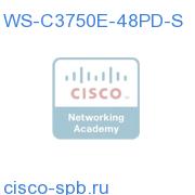 Catalyst 3750E 48 10/100/1000 PoE+2*10GE(X2),750W,IPB s/w WS-C3750E-48PD-S WS-C3750E-48PD-S